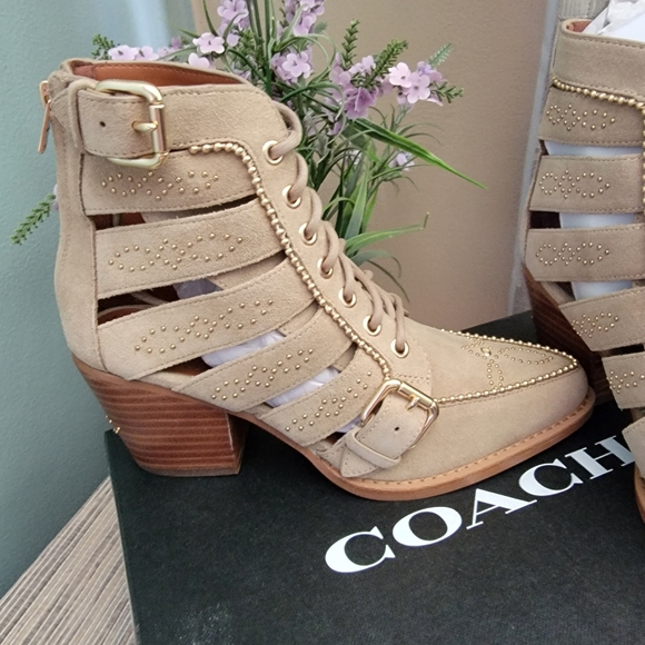 Coach Paisley suede Booties - Picture 7 of 16